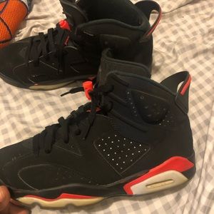 Infrared Red Jordan 6’s